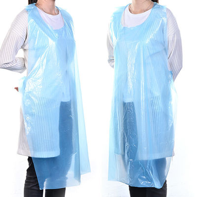 Delantales médicos disponibles, delantales plásticos gruesos de la ropa protectora