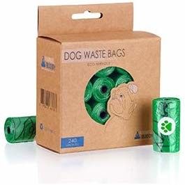 100 bolsos biodegradables del impulso del perro, bolsos biodegradables de la basura de la arena para gatos