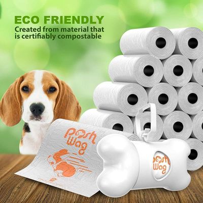 Uso biodegradable de la gestión de residuos del perro de las bolsas de plástico con el dispensador