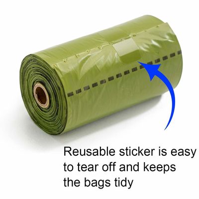 bolso biodegradable de encargo al por mayor de la basura del perro del bolso del impulso del animal doméstico con el dispensador
