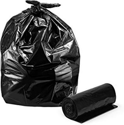 Plasticplace bolsos de basura de 55-60 galones 1,2 trazadores de líneas resistentes claros del cubo de la basura de la milipulgada 38 x 58 100Count