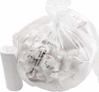 De 4 galones del bote de basura pequeños Coreless bolsos de basura plásticos dar salida a herméticos de los trazadores de líneas 100Pk perfectos para la cocina de las papeleras del cuarto de baño