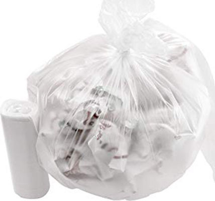 Papelera del plástico transparente de 4 la pequeña de basura del galón de los bolsos del cuarto de baño bolsos de basura puede los trazadores de líneas para la cuenta de los compartimientos 200 del hogar y de la oficina