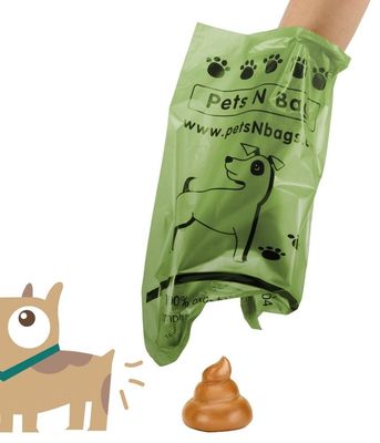 La basura amistosa del perrito de Eco el Amazonas empaqueta el tenedor popular impreso aduana del bolso del impulso del ANIMAL DOMÉSTICO