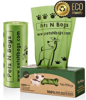 La basura amistosa del perrito de Eco empaqueta el tenedor biodegradable impreso aduana del bolso del impulso del ANIMAL DOMÉSTICO