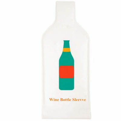 Bolsos del vino del plástico de burbujas del aire, mangas  dobles de la botella del plástico de burbujas