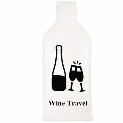 Bolsos plásticos del vino del plástico de burbujas del PVC, protectores de la botella del licor para el viaje