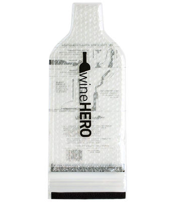 Bolsos impermeables del vino del plástico de burbujas, protector reutilizable de encargo de la botella de vino