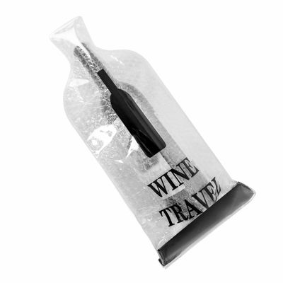 Bolsos del vino del plástico de burbujas del aire, protector reutilizable de la botella de vino de la protección de alto nivel