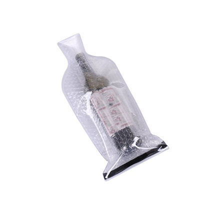 Bolsos del vino del plástico de burbujas del aire, protector reutilizable de la botella de vino de la protección de alto nivel