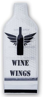 El vino se va volando el protector de la botella sin la protección del sello del triple de la salida