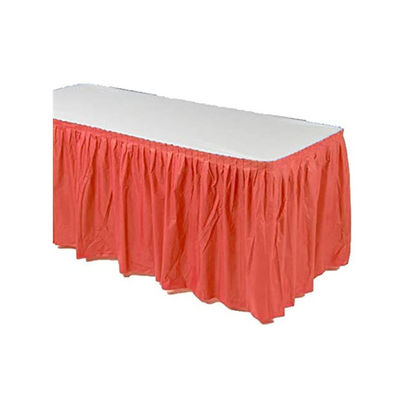 Falda plástica de la tabla del partido de la falda impermeable disponible roja coralina de la tabla