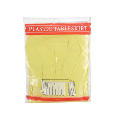 Las faldas plásticas disponibles inodoras de la tabla para el postre decoración presentan/de la tabla de buffet