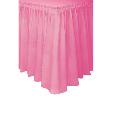 Falda plástica de la tabla del partido del color de la hortensia del rectángulo de la falda de la tabla de KINSHUN