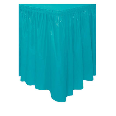 Falda plástica de la tabla del partido del color de la hortensia del rectángulo de la falda de la tabla de KINSHUN