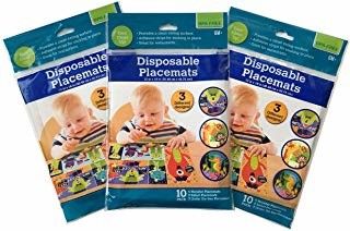 Bebé disponible Placemat de Placemats para que palillos adhesivos adicionales del restaurante presenten la estera de la comida de los diseños de la diversión de la cuenta de Kirecoo 60 perfecta
