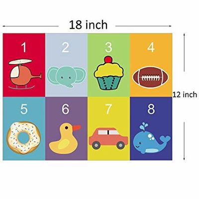 Pulgadas disponibles pegajosas educativas de Placemat 12×18 del bebé para el partido casero