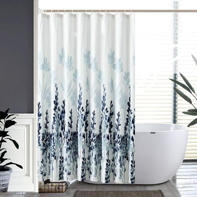 Trazador de líneas de la cortina de ducha del poliéster del cuarto de baño de Walmart para la cortina de ducha de lujo del cuarto de baño