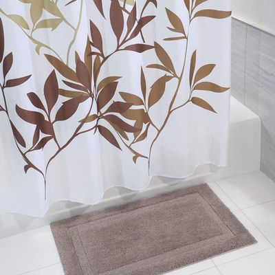 Cortinas de ducha gruesas de la ventana de la prenda impermeable del plástico de las hojas del cuarto de baño de Walmart con los ganchos