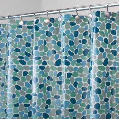Impresión de encargo impermeable elegante amistosa de la cortina de ducha de Eco PEVA aceptable