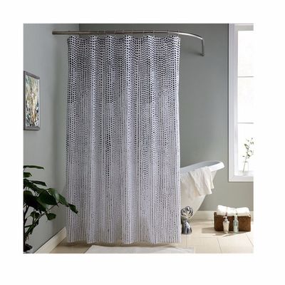 Cortina de ducha impermeable elegante de impresión de encargo de PEVA lavable para el hogar