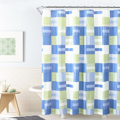 BPA liberan la cortina de ducha impermeable elegante de PEVA respetuosa del medio ambiente