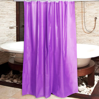 Color sólido reciclable de la cortina de ducha de PEVA para la pensión/el hotel
