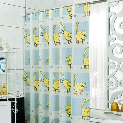 Cortina de ducha impermeable elegante libre del PVC PEVA para el apartamento personal
