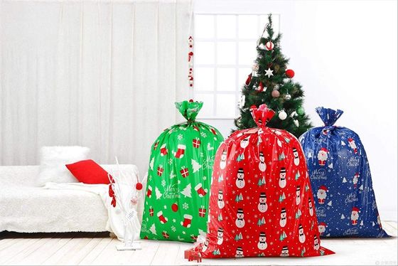 El regalo plástico gigante de la Navidad empaqueta el × 36 44 pulgadas