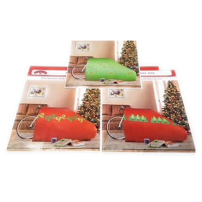 Bolsos plásticos coloridos modificados para requisitos particulares del papel de regalo, sacos enormes de la Navidad