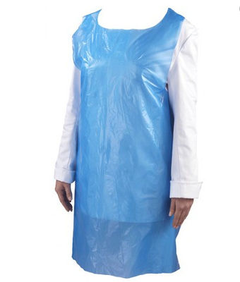 Vestidos protectores disponibles de la prueba de aceite, delantales de la prenda impermeable del plástico del CPE