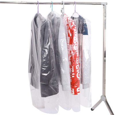 Los portatrajes claros disponibles Polythylene de la lavandería automática visten bolsos del protector