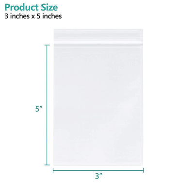 Prenda impermeable polivinílica reconectable de los bolsos 2mils del  del plástico transparente