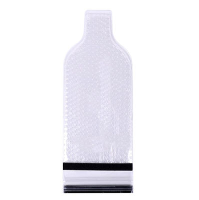El vino reciclable del plástico de burbujas empaqueta/las mangas del plástico de burbujas para las botellas