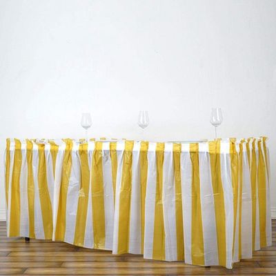 Faldas plásticas disponibles de la tabla del estilo llano moderno, decoraciones de la tabla del partido