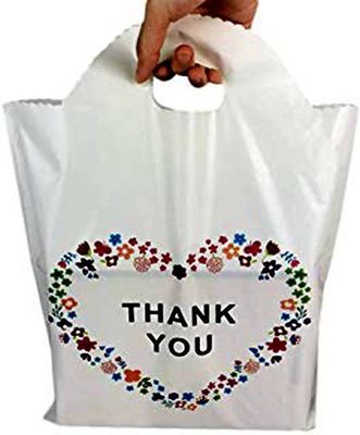 Bolsos de compras reutilizables del logotipo de encargo durable, gracias los bolsos de compras florales de la mercancía