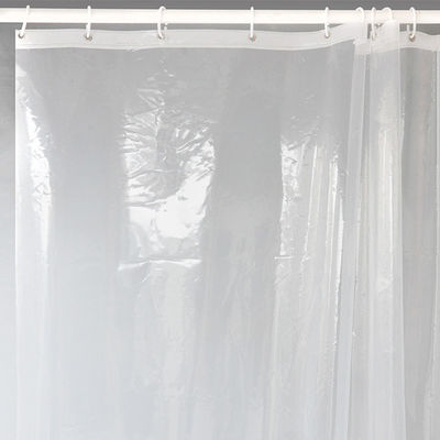Cortina de ducha inodora del plástico transparente lavable a máquina con diseño altamente compatible