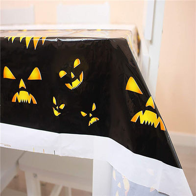 Fotograbado de PEVA que imprime la cubierta de tabla plástica del mantel SQP de Halloween