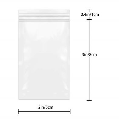 La cremallera polivinílica clara empaqueta los bolsos Zip-lock reconectables del almacenamiento para el caramelo, vitamina